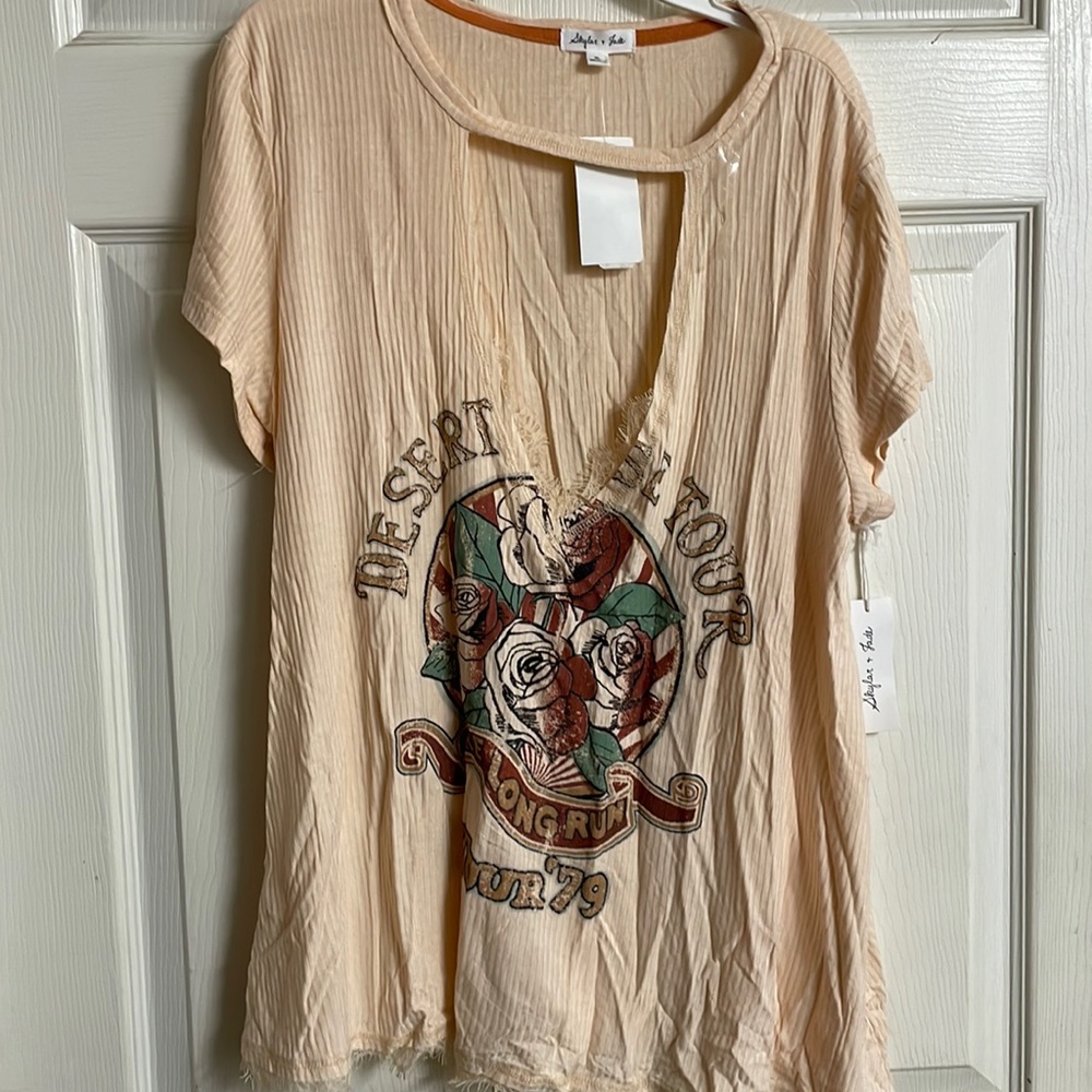 Skylar & Jade shirt NWT, size XL
